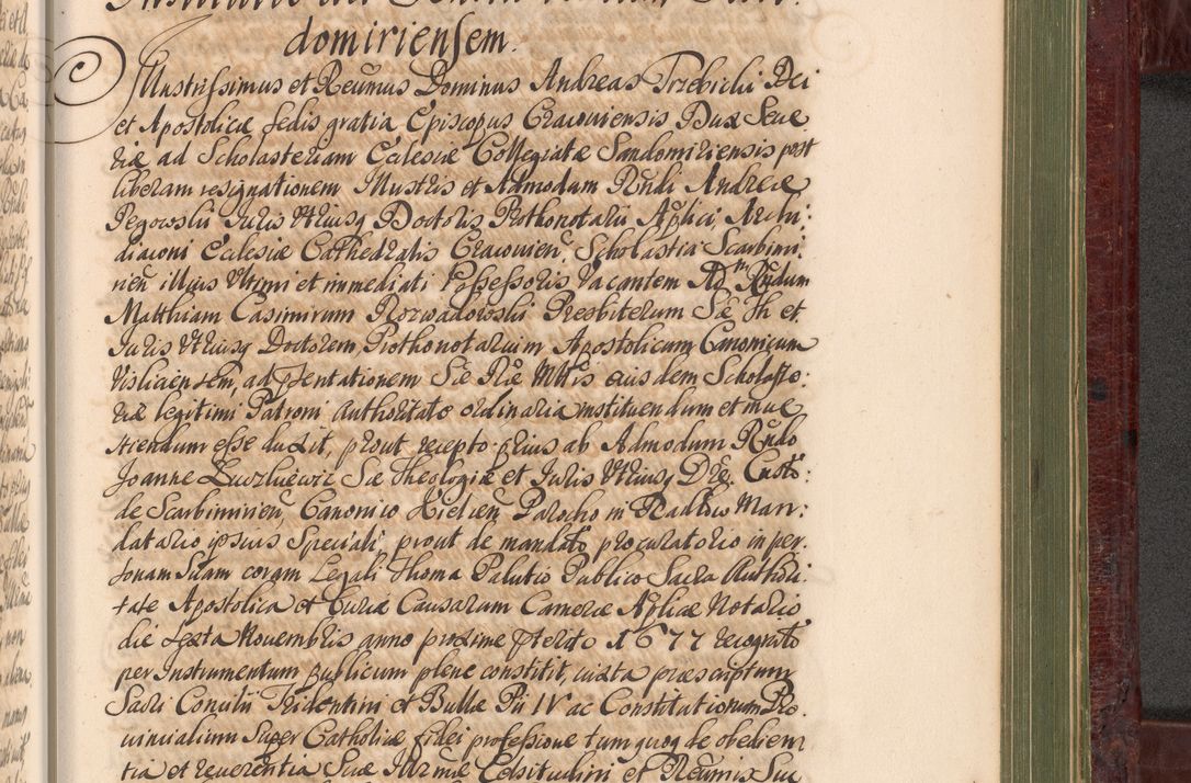 Zdjęcie nr 1132 dla obiektu archiwalnego: Acta actorum episcopalium R. D. Andreae Trzebicki, episcopi Cracoviensis et ducis Severiae a die 29 Maii 1676 ad 1678 inclusive. Volumen VII