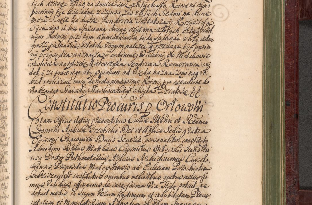Zdjęcie nr 1130 dla obiektu archiwalnego: Acta actorum episcopalium R. D. Andreae Trzebicki, episcopi Cracoviensis et ducis Severiae a die 29 Maii 1676 ad 1678 inclusive. Volumen VII