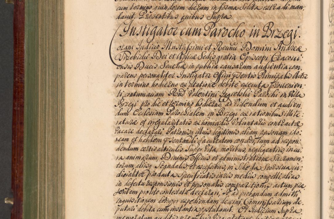 Zdjęcie nr 1115 dla obiektu archiwalnego: Acta actorum episcopalium R. D. Andreae Trzebicki, episcopi Cracoviensis et ducis Severiae a die 29 Maii 1676 ad 1678 inclusive. Volumen VII
