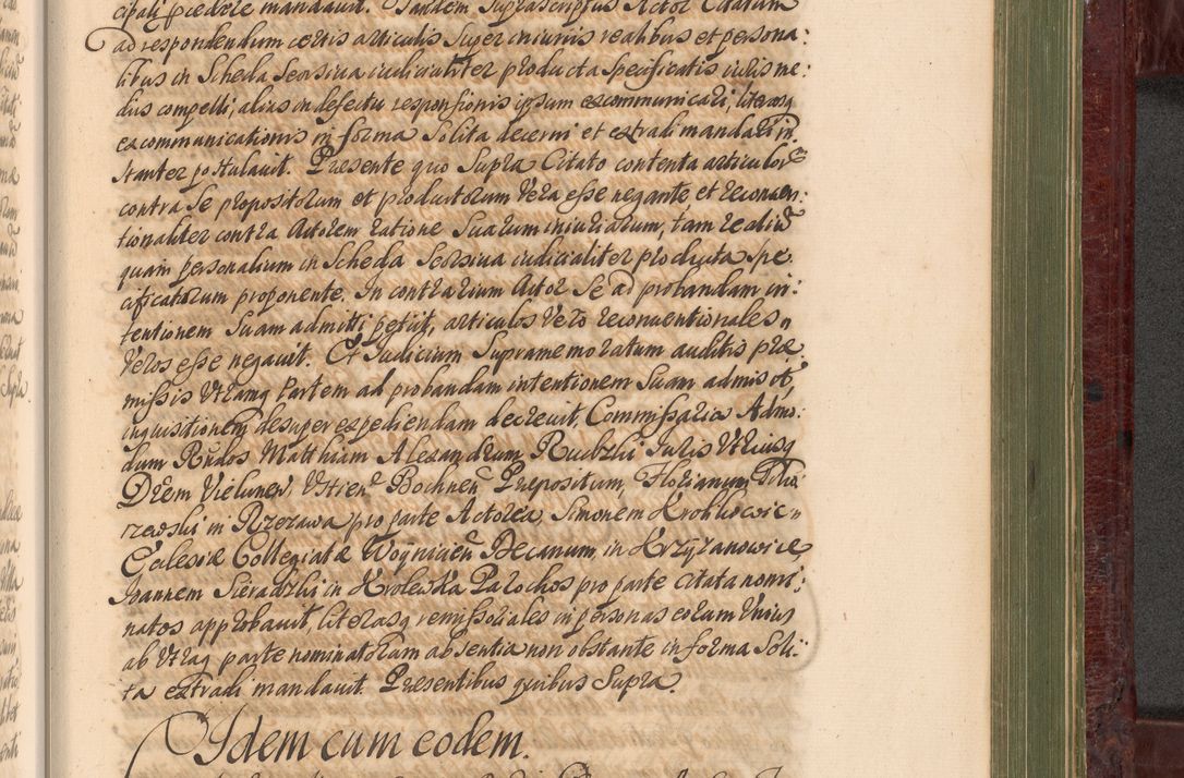 Zdjęcie nr 1108 dla obiektu archiwalnego: Acta actorum episcopalium R. D. Andreae Trzebicki, episcopi Cracoviensis et ducis Severiae a die 29 Maii 1676 ad 1678 inclusive. Volumen VII