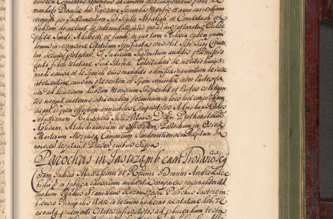 Zdjęcie nr 1106 dla obiektu archiwalnego: Acta actorum episcopalium R. D. Andreae Trzebicki, episcopi Cracoviensis et ducis Severiae a die 29 Maii 1676 ad 1678 inclusive. Volumen VII