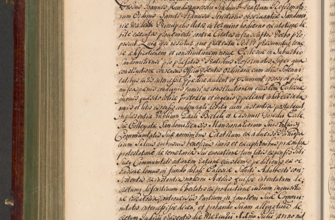 Zdjęcie nr 1105 dla obiektu archiwalnego: Acta actorum episcopalium R. D. Andreae Trzebicki, episcopi Cracoviensis et ducis Severiae a die 29 Maii 1676 ad 1678 inclusive. Volumen VII