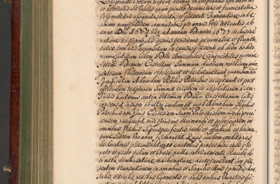 Zdjęcie nr 1103 dla obiektu archiwalnego: Acta actorum episcopalium R. D. Andreae Trzebicki, episcopi Cracoviensis et ducis Severiae a die 29 Maii 1676 ad 1678 inclusive. Volumen VII