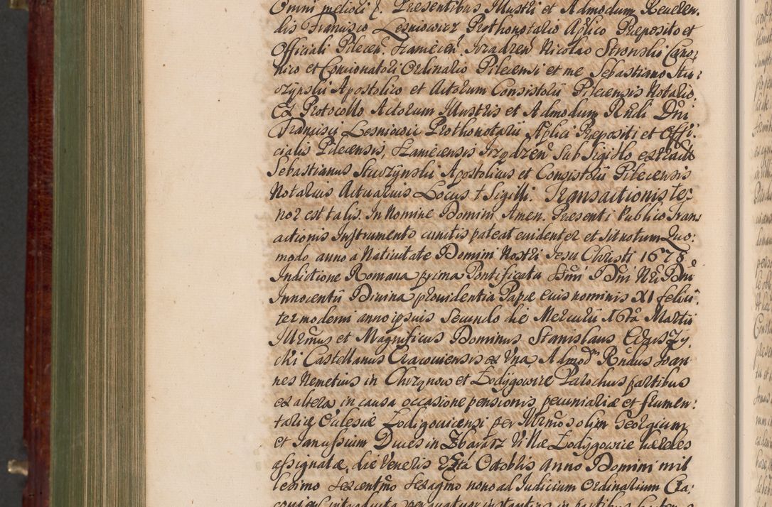 Zdjęcie nr 1101 dla obiektu archiwalnego: Acta actorum episcopalium R. D. Andreae Trzebicki, episcopi Cracoviensis et ducis Severiae a die 29 Maii 1676 ad 1678 inclusive. Volumen VII
