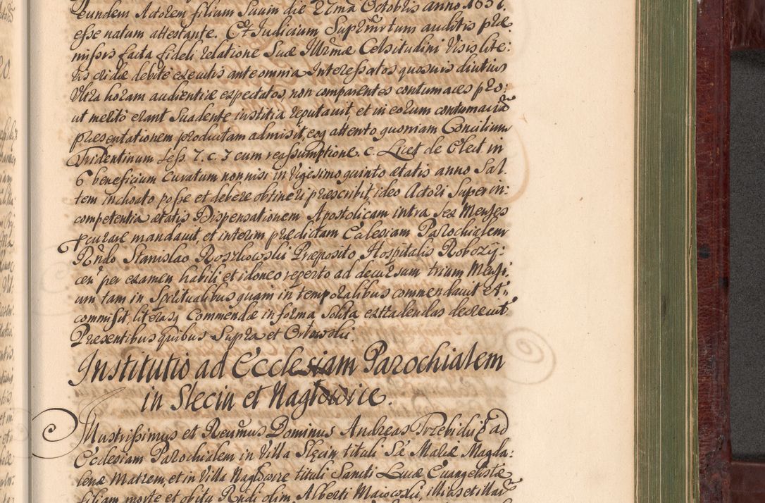 Zdjęcie nr 1092 dla obiektu archiwalnego: Acta actorum episcopalium R. D. Andreae Trzebicki, episcopi Cracoviensis et ducis Severiae a die 29 Maii 1676 ad 1678 inclusive. Volumen VII