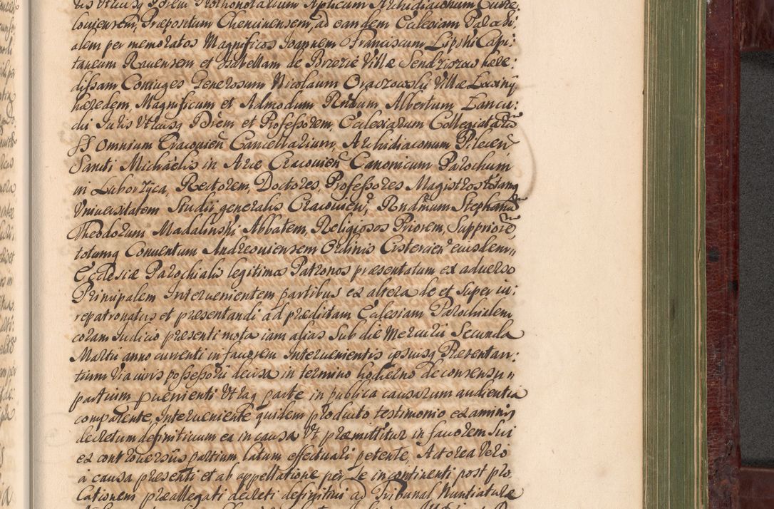 Zdjęcie nr 1090 dla obiektu archiwalnego: Acta actorum episcopalium R. D. Andreae Trzebicki, episcopi Cracoviensis et ducis Severiae a die 29 Maii 1676 ad 1678 inclusive. Volumen VII