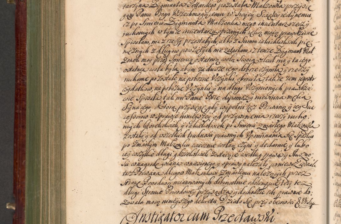 Zdjęcie nr 1087 dla obiektu archiwalnego: Acta actorum episcopalium R. D. Andreae Trzebicki, episcopi Cracoviensis et ducis Severiae a die 29 Maii 1676 ad 1678 inclusive. Volumen VII