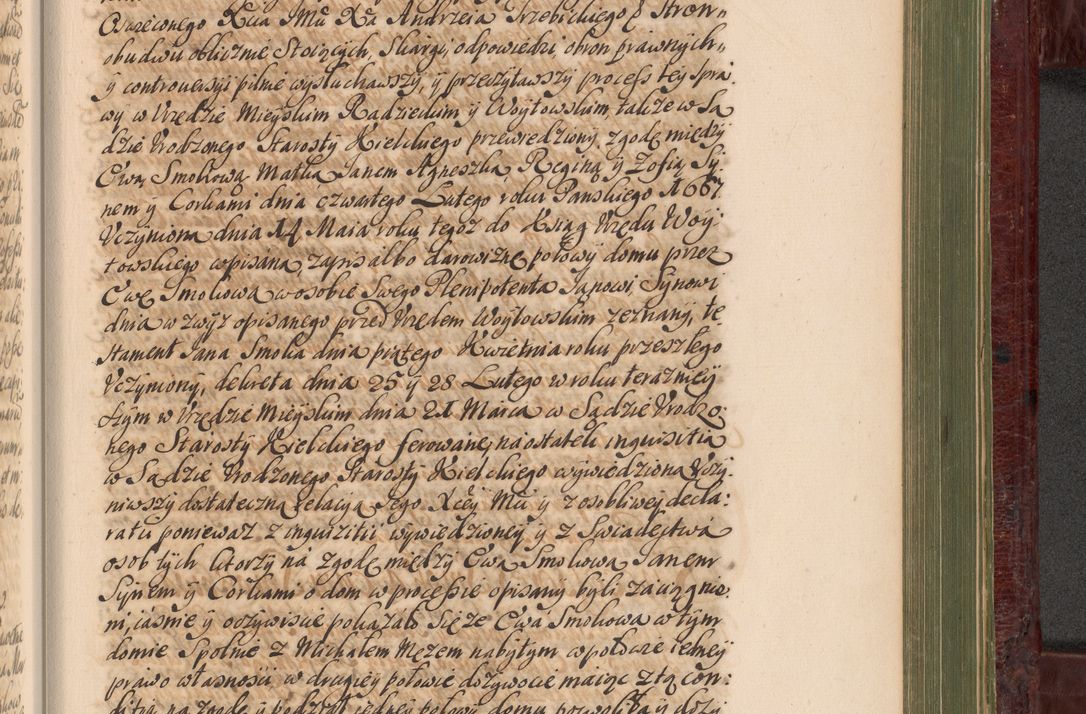 Zdjęcie nr 1082 dla obiektu archiwalnego: Acta actorum episcopalium R. D. Andreae Trzebicki, episcopi Cracoviensis et ducis Severiae a die 29 Maii 1676 ad 1678 inclusive. Volumen VII