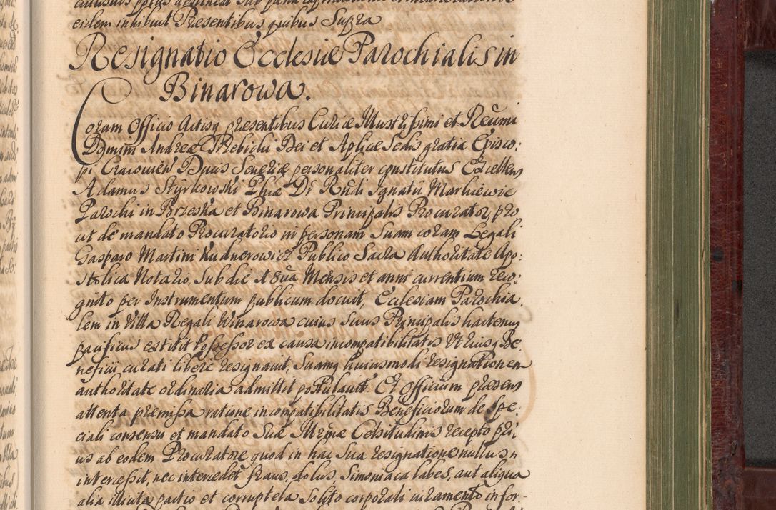 Zdjęcie nr 1080 dla obiektu archiwalnego: Acta actorum episcopalium R. D. Andreae Trzebicki, episcopi Cracoviensis et ducis Severiae a die 29 Maii 1676 ad 1678 inclusive. Volumen VII