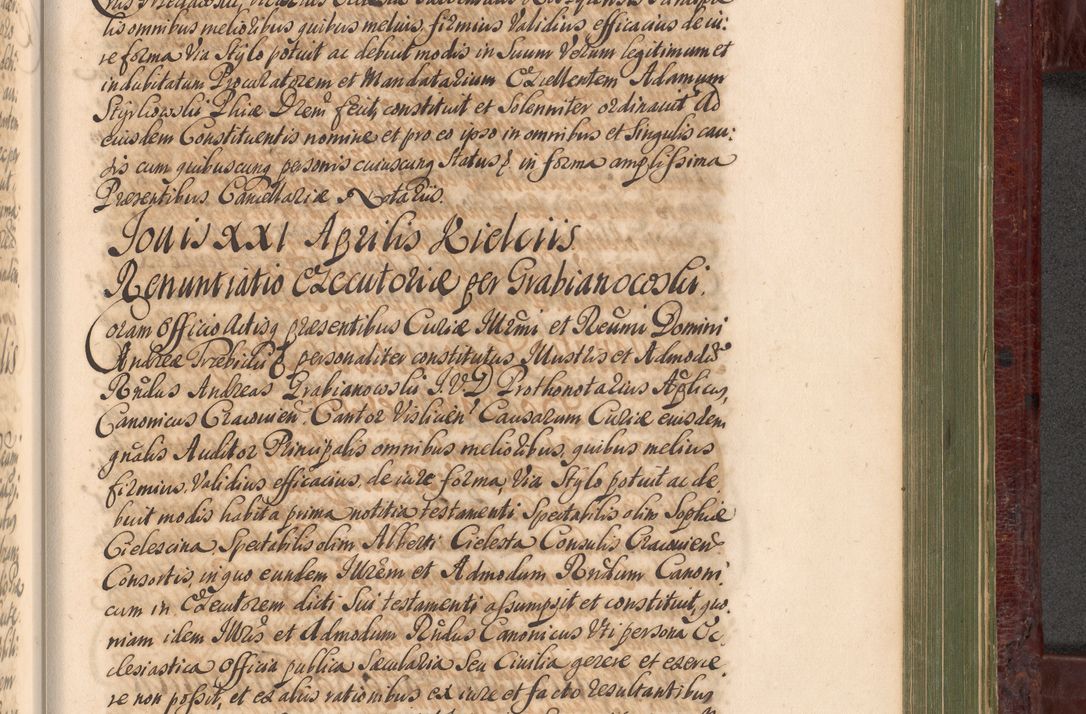 Zdjęcie nr 1076 dla obiektu archiwalnego: Acta actorum episcopalium R. D. Andreae Trzebicki, episcopi Cracoviensis et ducis Severiae a die 29 Maii 1676 ad 1678 inclusive. Volumen VII