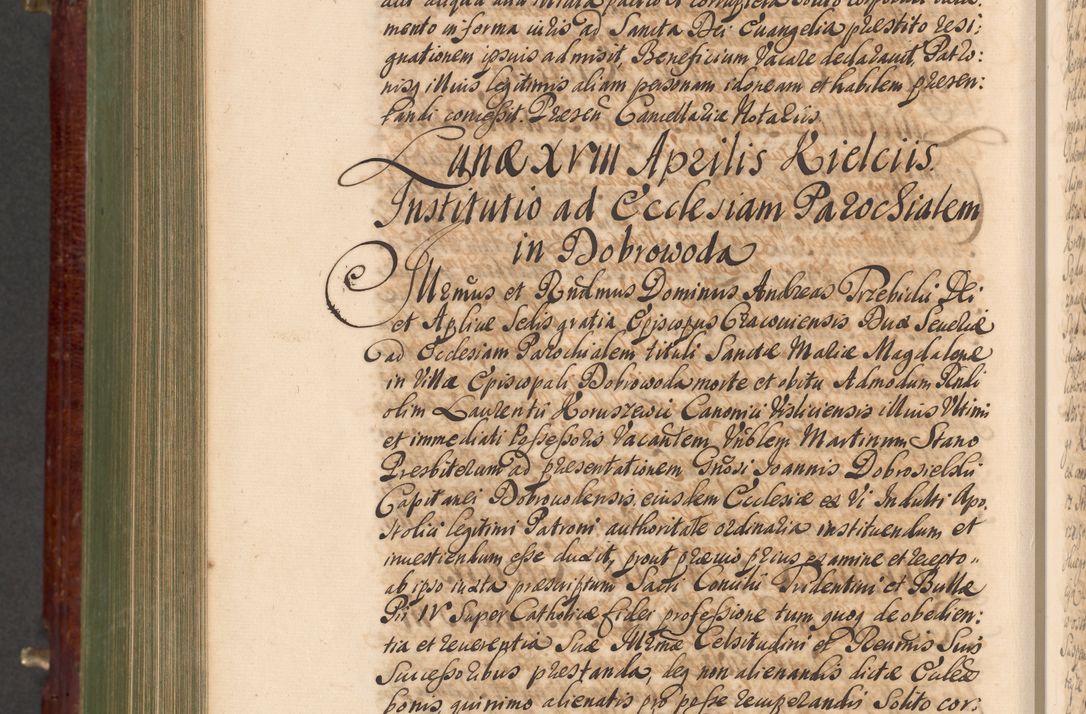 Zdjęcie nr 1071 dla obiektu archiwalnego: Acta actorum episcopalium R. D. Andreae Trzebicki, episcopi Cracoviensis et ducis Severiae a die 29 Maii 1676 ad 1678 inclusive. Volumen VII