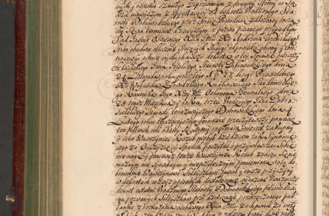 Zdjęcie nr 1073 dla obiektu archiwalnego: Acta actorum episcopalium R. D. Andreae Trzebicki, episcopi Cracoviensis et ducis Severiae a die 29 Maii 1676 ad 1678 inclusive. Volumen VII
