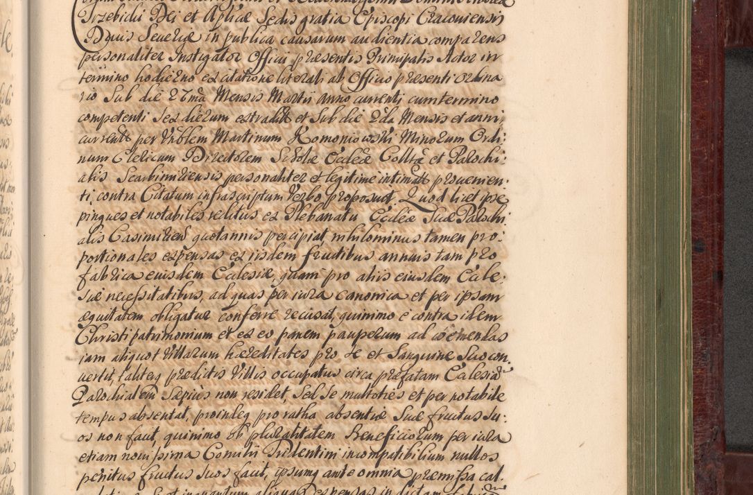 Zdjęcie nr 1068 dla obiektu archiwalnego: Acta actorum episcopalium R. D. Andreae Trzebicki, episcopi Cracoviensis et ducis Severiae a die 29 Maii 1676 ad 1678 inclusive. Volumen VII