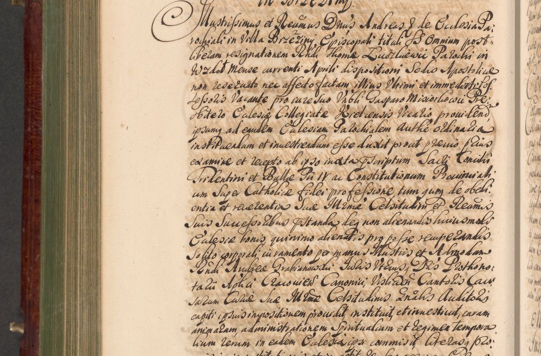Zdjęcie nr 1061 dla obiektu archiwalnego: Acta actorum episcopalium R. D. Andreae Trzebicki, episcopi Cracoviensis et ducis Severiae a die 29 Maii 1676 ad 1678 inclusive. Volumen VII