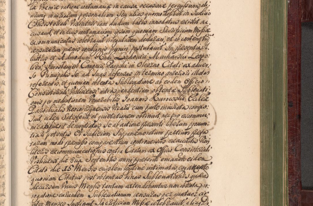 Zdjęcie nr 1054 dla obiektu archiwalnego: Acta actorum episcopalium R. D. Andreae Trzebicki, episcopi Cracoviensis et ducis Severiae a die 29 Maii 1676 ad 1678 inclusive. Volumen VII