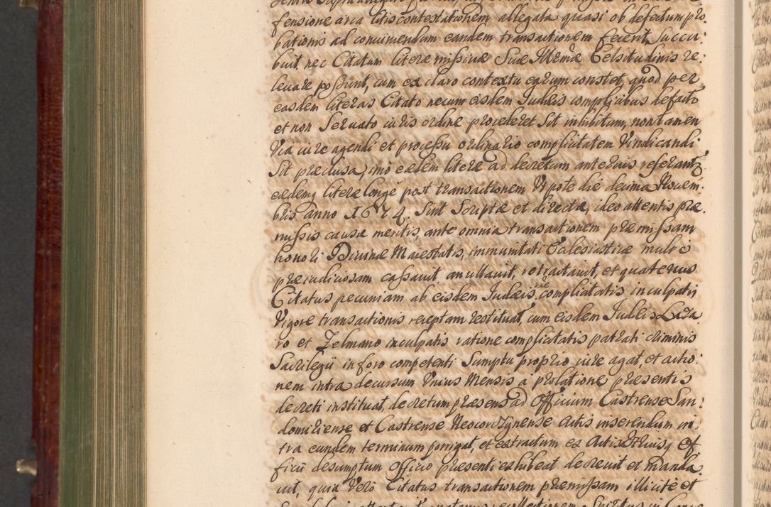 Zdjęcie nr 1053 dla obiektu archiwalnego: Acta actorum episcopalium R. D. Andreae Trzebicki, episcopi Cracoviensis et ducis Severiae a die 29 Maii 1676 ad 1678 inclusive. Volumen VII