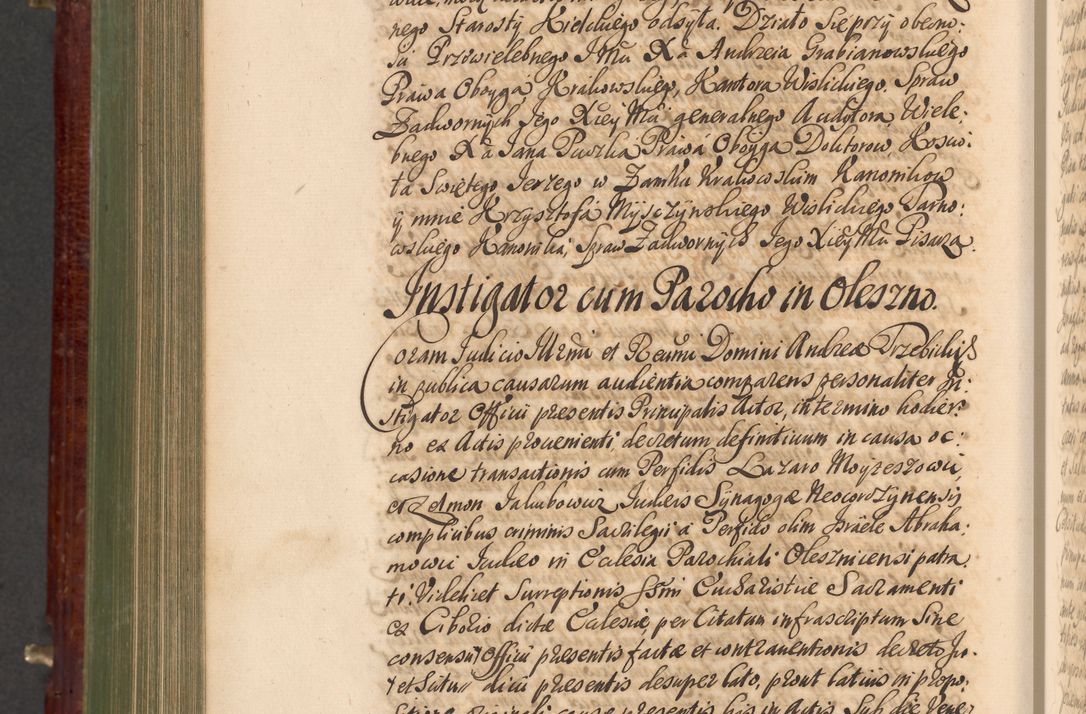 Zdjęcie nr 1051 dla obiektu archiwalnego: Acta actorum episcopalium R. D. Andreae Trzebicki, episcopi Cracoviensis et ducis Severiae a die 29 Maii 1676 ad 1678 inclusive. Volumen VII