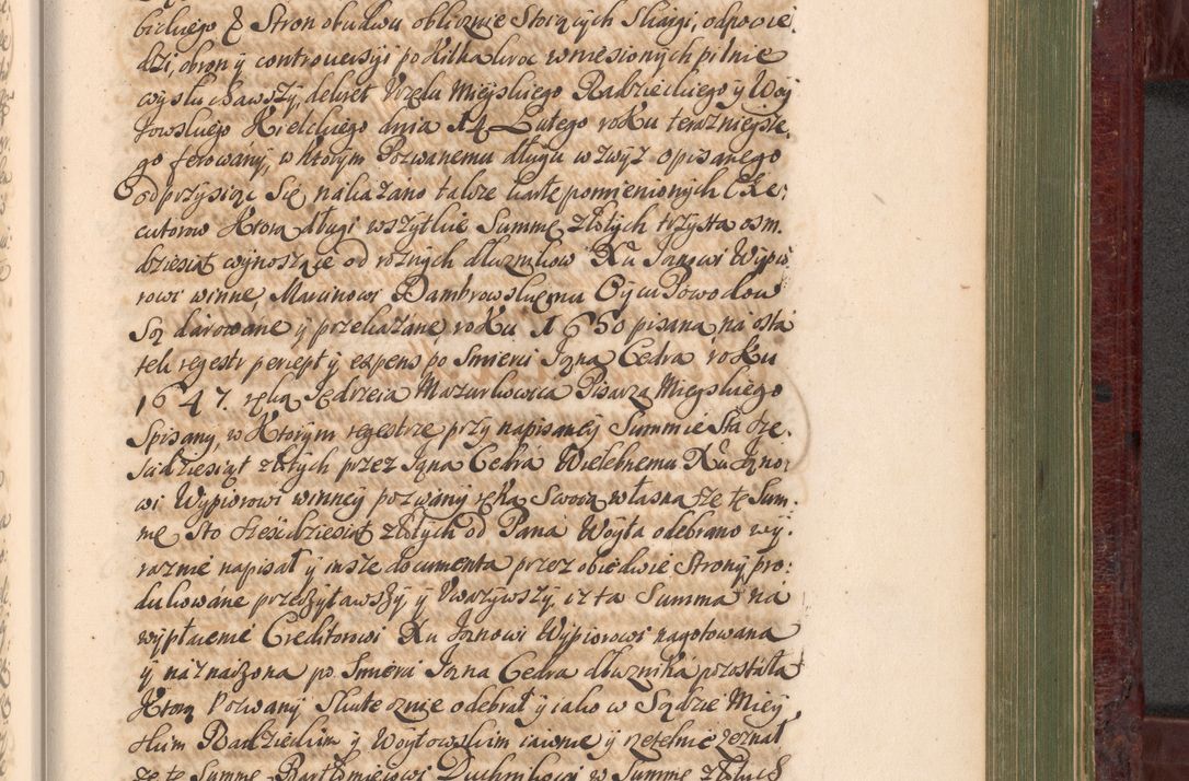 Zdjęcie nr 1050 dla obiektu archiwalnego: Acta actorum episcopalium R. D. Andreae Trzebicki, episcopi Cracoviensis et ducis Severiae a die 29 Maii 1676 ad 1678 inclusive. Volumen VII