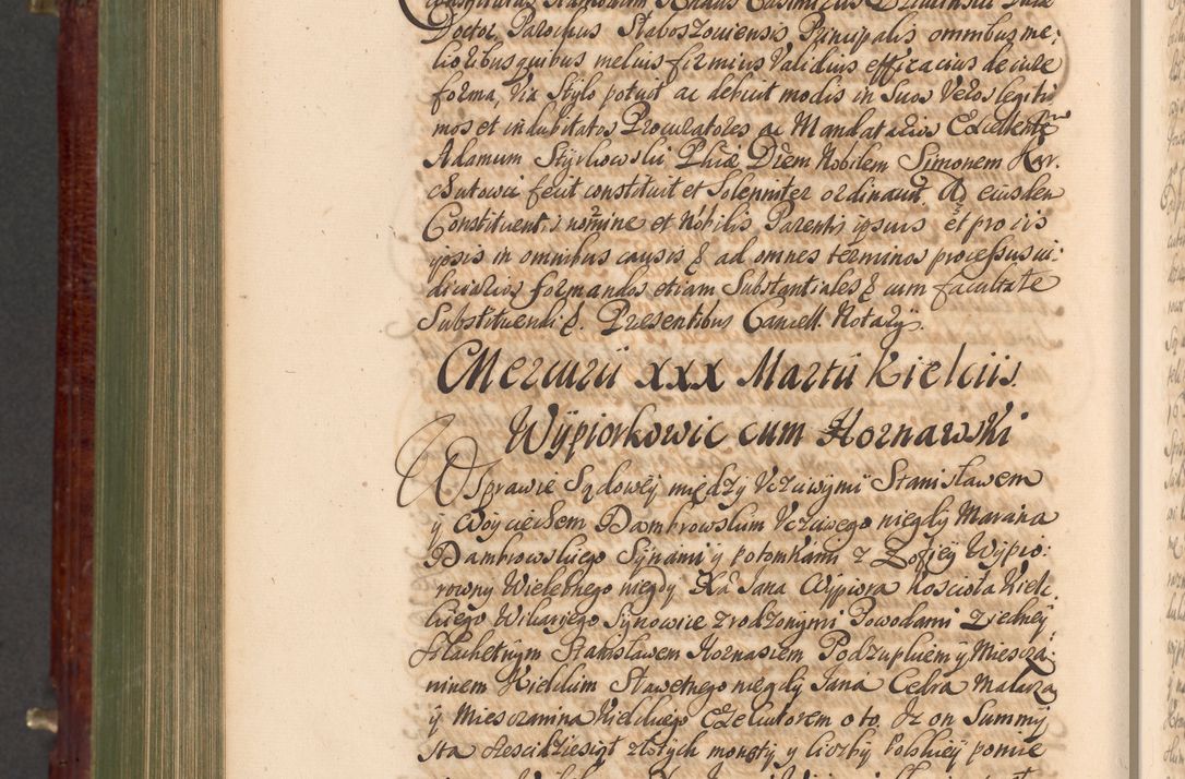 Zdjęcie nr 1049 dla obiektu archiwalnego: Acta actorum episcopalium R. D. Andreae Trzebicki, episcopi Cracoviensis et ducis Severiae a die 29 Maii 1676 ad 1678 inclusive. Volumen VII