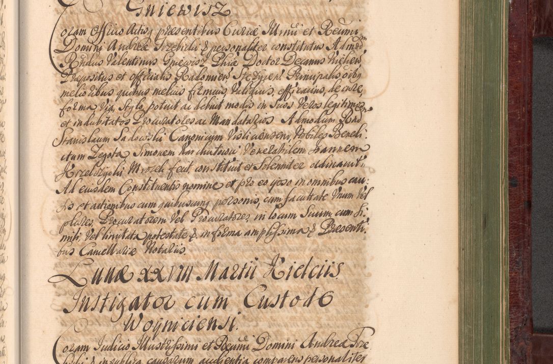 Zdjęcie nr 1044 dla obiektu archiwalnego: Acta actorum episcopalium R. D. Andreae Trzebicki, episcopi Cracoviensis et ducis Severiae a die 29 Maii 1676 ad 1678 inclusive. Volumen VII