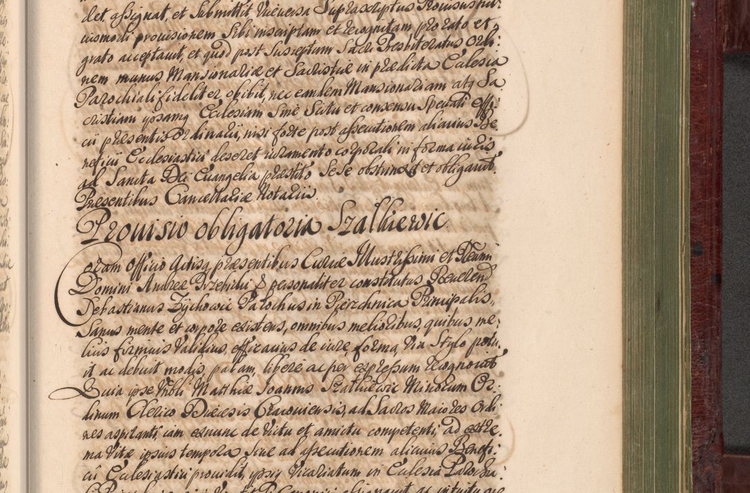 Zdjęcie nr 1042 dla obiektu archiwalnego: Acta actorum episcopalium R. D. Andreae Trzebicki, episcopi Cracoviensis et ducis Severiae a die 29 Maii 1676 ad 1678 inclusive. Volumen VII