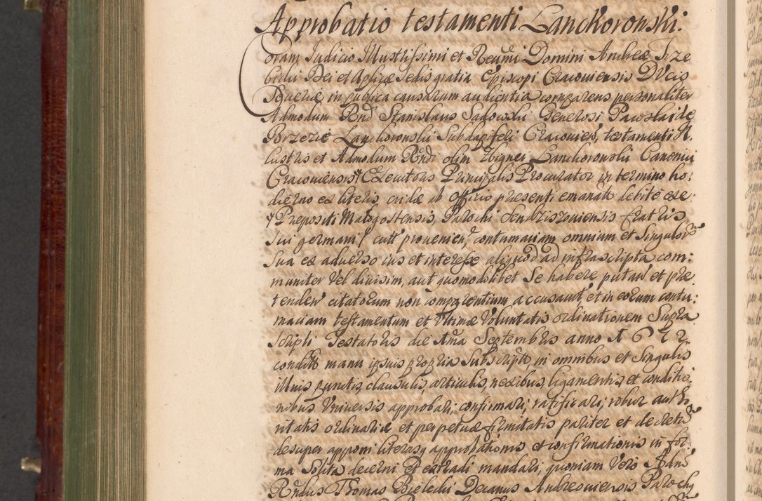 Zdjęcie nr 1029 dla obiektu archiwalnego: Acta actorum episcopalium R. D. Andreae Trzebicki, episcopi Cracoviensis et ducis Severiae a die 29 Maii 1676 ad 1678 inclusive. Volumen VII