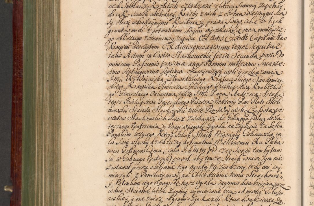 Zdjęcie nr 1121 dla obiektu archiwalnego: Acta actorum episcopalium R. D. Andreae Trzebicki, episcopi Cracoviensis et ducis Severiae a die 29 Maii 1676 ad 1678 inclusive. Volumen VII