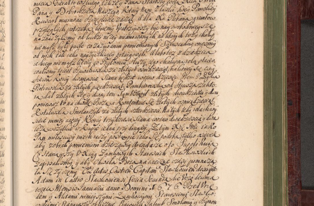 Zdjęcie nr 1120 dla obiektu archiwalnego: Acta actorum episcopalium R. D. Andreae Trzebicki, episcopi Cracoviensis et ducis Severiae a die 29 Maii 1676 ad 1678 inclusive. Volumen VII