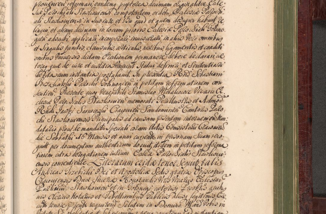 Zdjęcie nr 1118 dla obiektu archiwalnego: Acta actorum episcopalium R. D. Andreae Trzebicki, episcopi Cracoviensis et ducis Severiae a die 29 Maii 1676 ad 1678 inclusive. Volumen VII