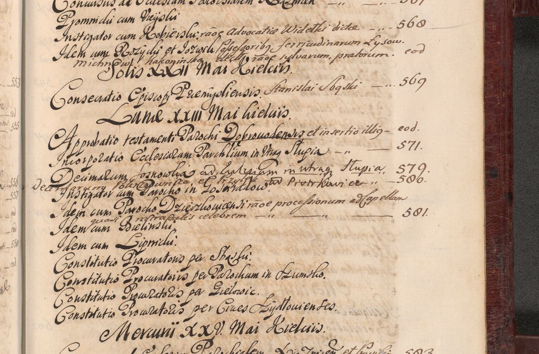 Zdjęcie nr 1508 dla obiektu archiwalnego: Acta actorum episcopalium R. D. Andreae Trzebicki, episcopi Cracoviensis et ducis Severiae a die 29 Maii 1676 ad 1678 inclusive. Volumen VII