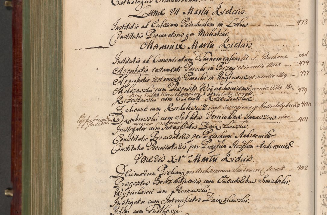 Zdjęcie nr 1503 dla obiektu archiwalnego: Acta actorum episcopalium R. D. Andreae Trzebicki, episcopi Cracoviensis et ducis Severiae a die 29 Maii 1676 ad 1678 inclusive. Volumen VII