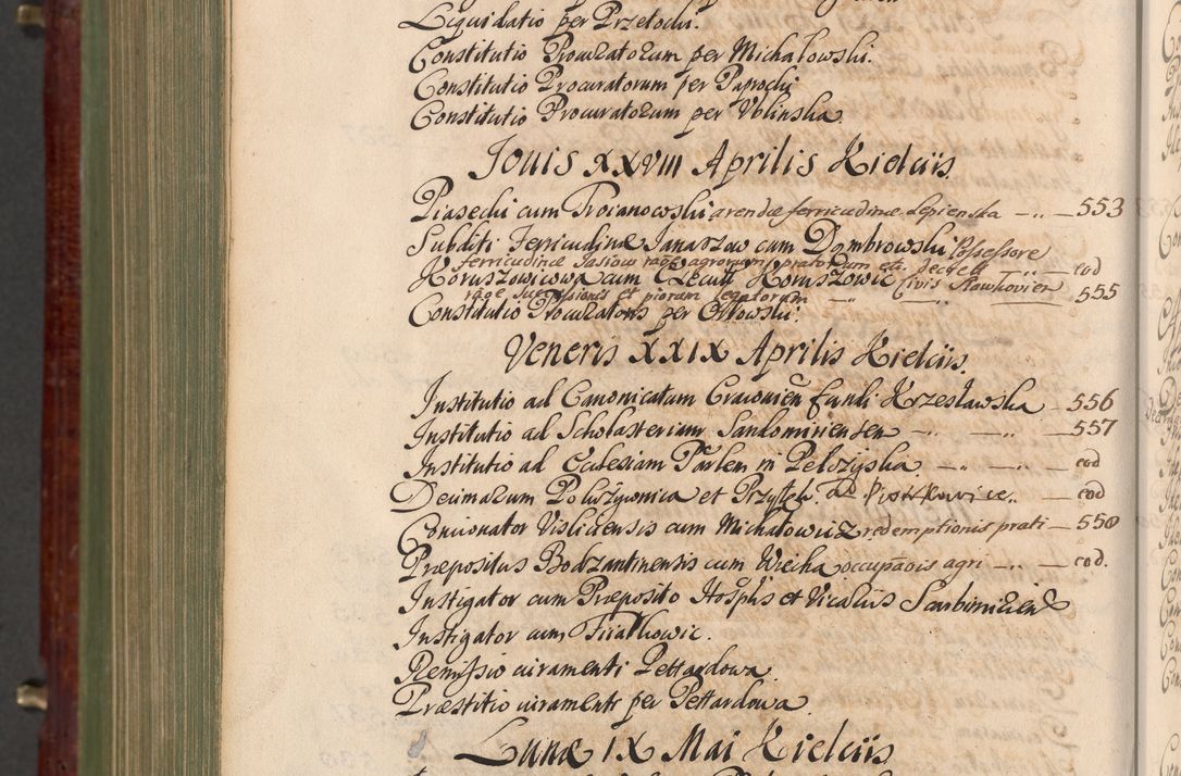 Zdjęcie nr 1507 dla obiektu archiwalnego: Acta actorum episcopalium R. D. Andreae Trzebicki, episcopi Cracoviensis et ducis Severiae a die 29 Maii 1676 ad 1678 inclusive. Volumen VII