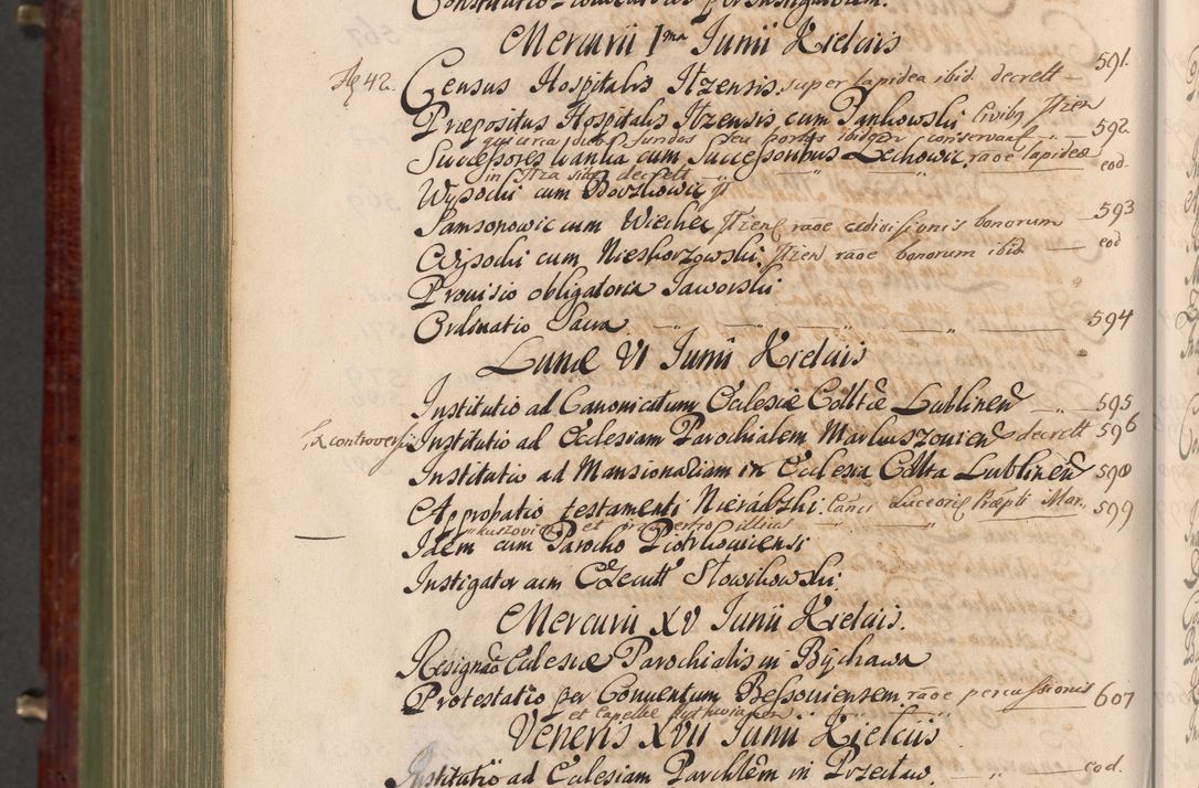 Zdjęcie nr 1509 dla obiektu archiwalnego: Acta actorum episcopalium R. D. Andreae Trzebicki, episcopi Cracoviensis et ducis Severiae a die 29 Maii 1676 ad 1678 inclusive. Volumen VII