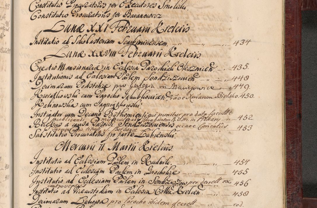 Zdjęcie nr 1502 dla obiektu archiwalnego: Acta actorum episcopalium R. D. Andreae Trzebicki, episcopi Cracoviensis et ducis Severiae a die 29 Maii 1676 ad 1678 inclusive. Volumen VII