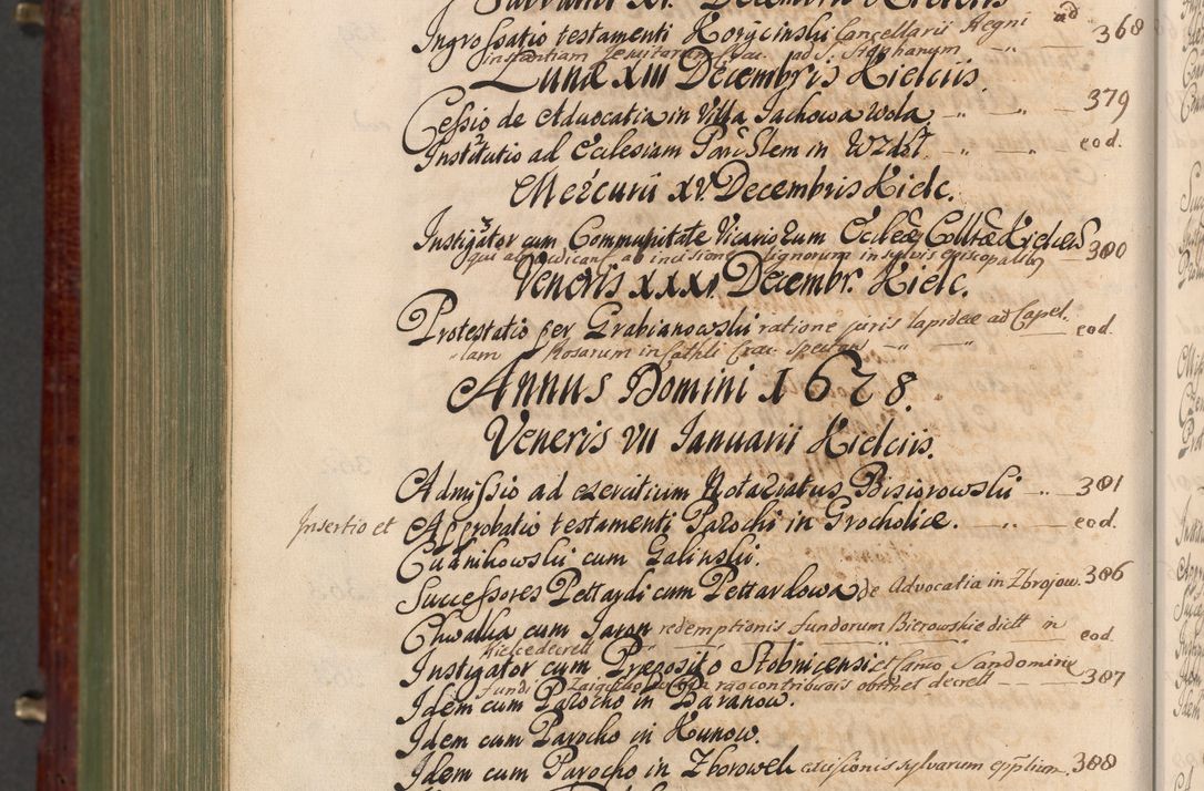 Zdjęcie nr 1499 dla obiektu archiwalnego: Acta actorum episcopalium R. D. Andreae Trzebicki, episcopi Cracoviensis et ducis Severiae a die 29 Maii 1676 ad 1678 inclusive. Volumen VII