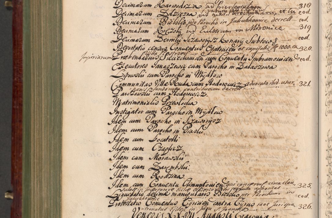 Zdjęcie nr 1495 dla obiektu archiwalnego: Acta actorum episcopalium R. D. Andreae Trzebicki, episcopi Cracoviensis et ducis Severiae a die 29 Maii 1676 ad 1678 inclusive. Volumen VII