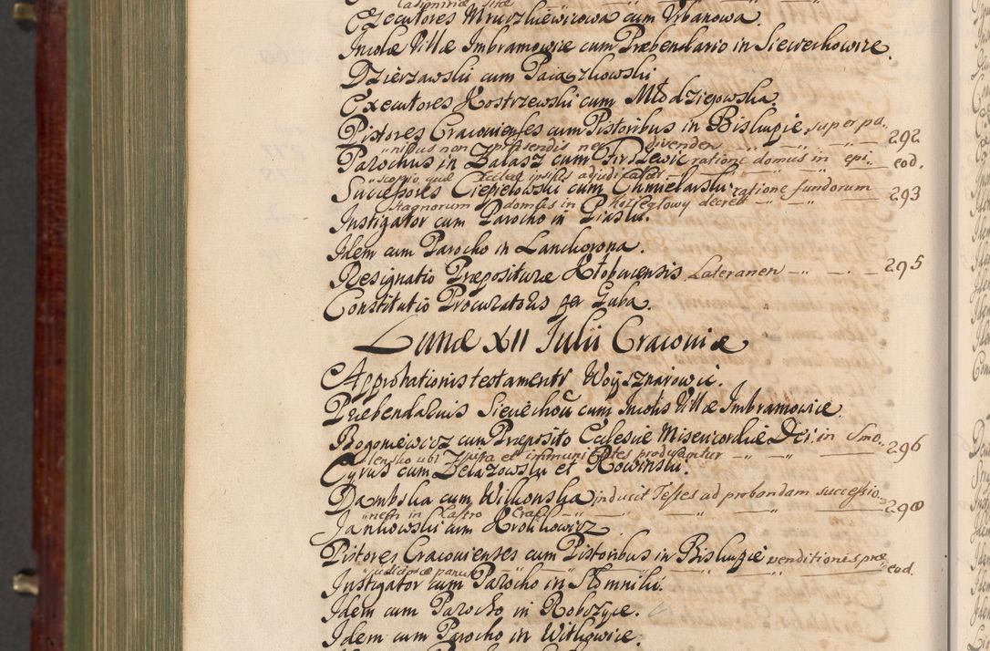 Zdjęcie nr 1493 dla obiektu archiwalnego: Acta actorum episcopalium R. D. Andreae Trzebicki, episcopi Cracoviensis et ducis Severiae a die 29 Maii 1676 ad 1678 inclusive. Volumen VII