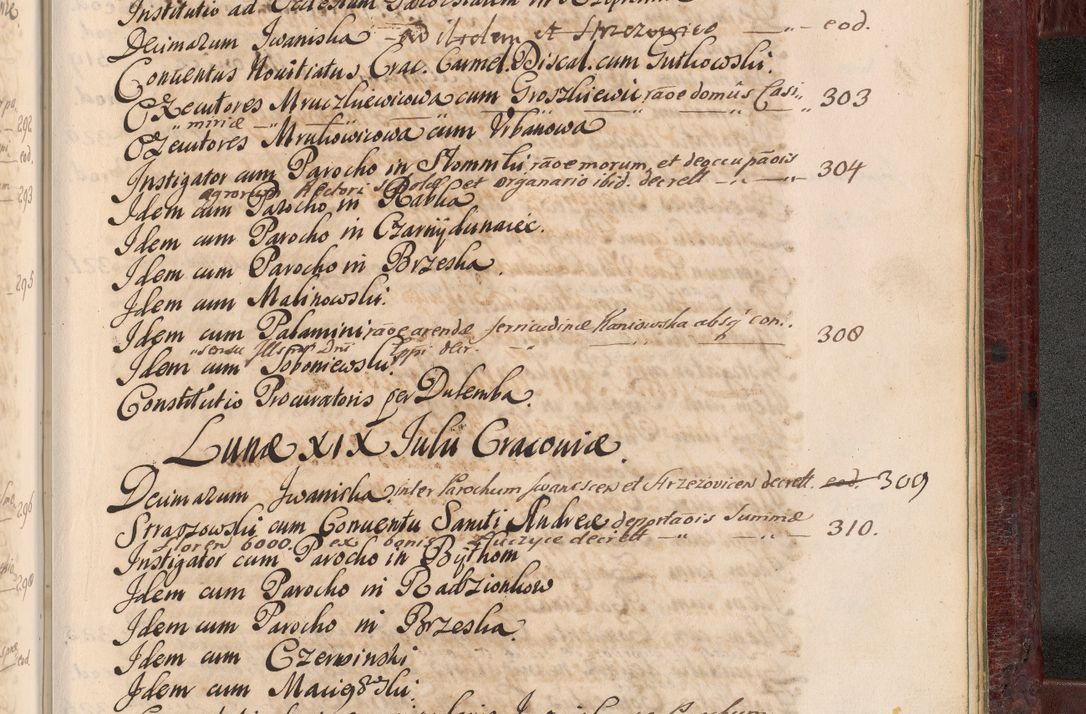 Zdjęcie nr 1494 dla obiektu archiwalnego: Acta actorum episcopalium R. D. Andreae Trzebicki, episcopi Cracoviensis et ducis Severiae a die 29 Maii 1676 ad 1678 inclusive. Volumen VII