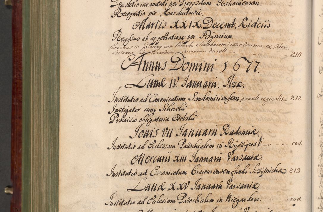 Zdjęcie nr 1487 dla obiektu archiwalnego: Acta actorum episcopalium R. D. Andreae Trzebicki, episcopi Cracoviensis et ducis Severiae a die 29 Maii 1676 ad 1678 inclusive. Volumen VII