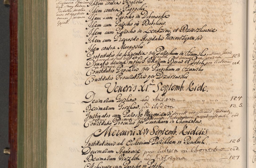 Zdjęcie nr 1479 dla obiektu archiwalnego: Acta actorum episcopalium R. D. Andreae Trzebicki, episcopi Cracoviensis et ducis Severiae a die 29 Maii 1676 ad 1678 inclusive. Volumen VII