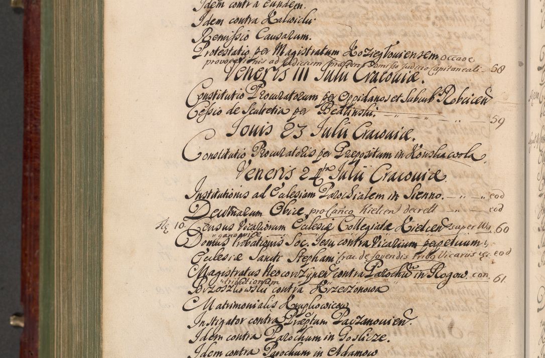 Zdjęcie nr 1473 dla obiektu archiwalnego: Acta actorum episcopalium R. D. Andreae Trzebicki, episcopi Cracoviensis et ducis Severiae a die 29 Maii 1676 ad 1678 inclusive. Volumen VII