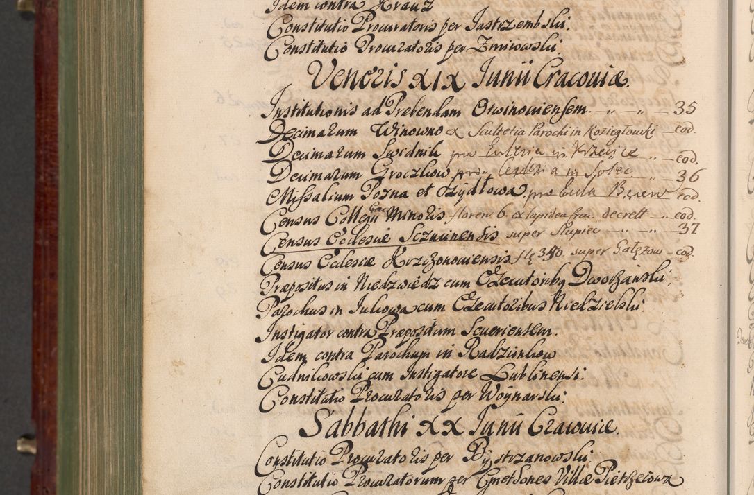 Zdjęcie nr 1471 dla obiektu archiwalnego: Acta actorum episcopalium R. D. Andreae Trzebicki, episcopi Cracoviensis et ducis Severiae a die 29 Maii 1676 ad 1678 inclusive. Volumen VII