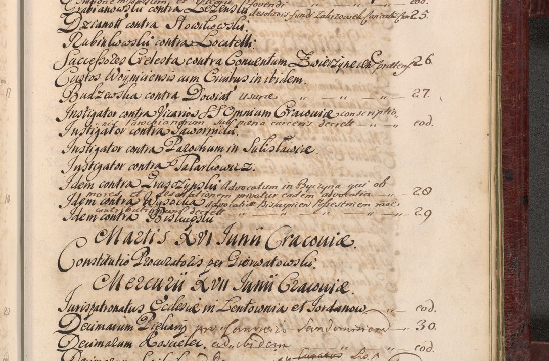 Zdjęcie nr 1470 dla obiektu archiwalnego: Acta actorum episcopalium R. D. Andreae Trzebicki, episcopi Cracoviensis et ducis Severiae a die 29 Maii 1676 ad 1678 inclusive. Volumen VII