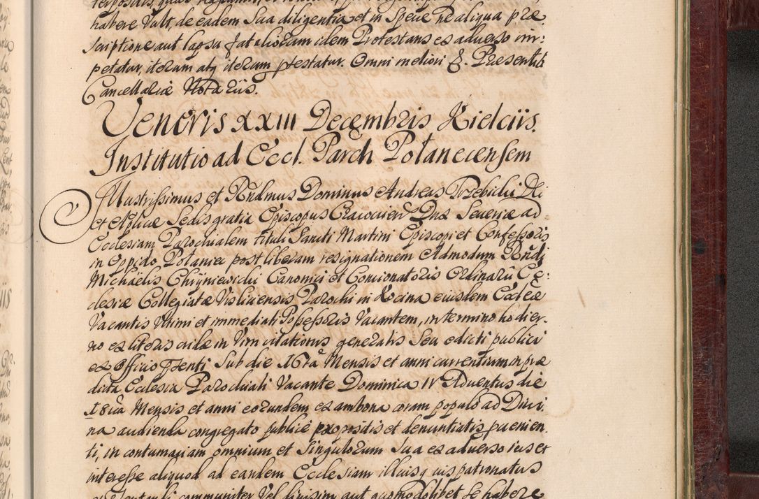 Zdjęcie nr 1464 dla obiektu archiwalnego: Acta actorum episcopalium R. D. Andreae Trzebicki, episcopi Cracoviensis et ducis Severiae a die 29 Maii 1676 ad 1678 inclusive. Volumen VII