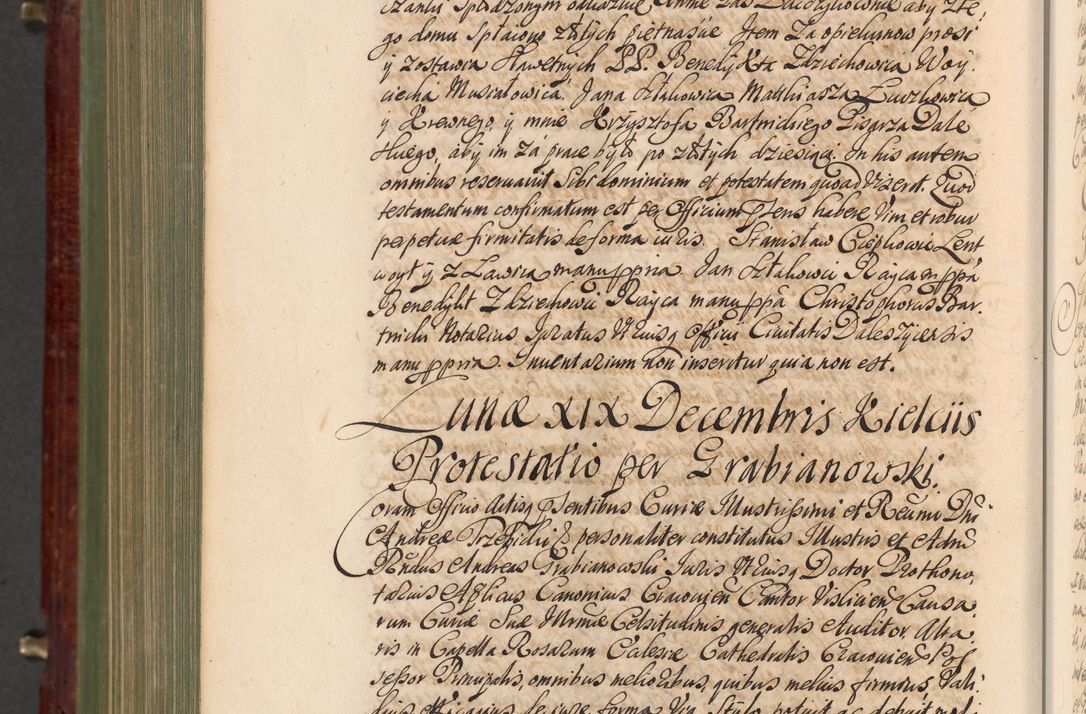 Zdjęcie nr 1463 dla obiektu archiwalnego: Acta actorum episcopalium R. D. Andreae Trzebicki, episcopi Cracoviensis et ducis Severiae a die 29 Maii 1676 ad 1678 inclusive. Volumen VII