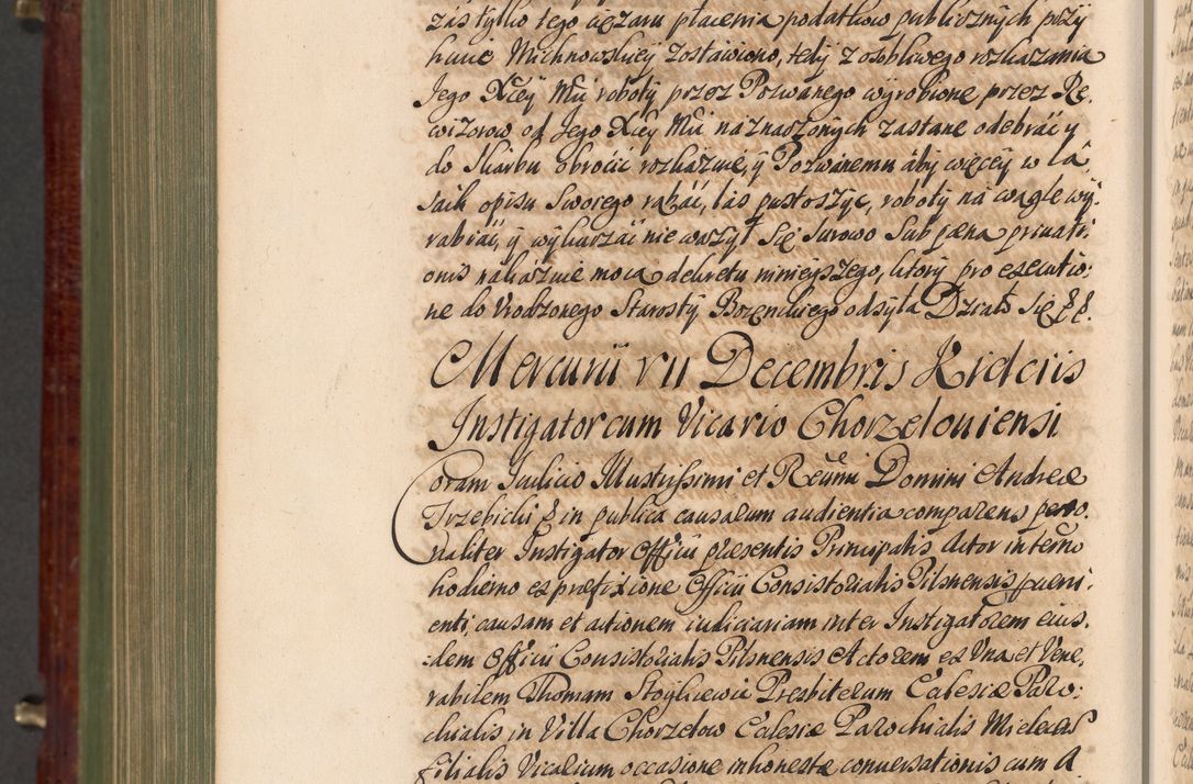 Zdjęcie nr 1435 dla obiektu archiwalnego: Acta actorum episcopalium R. D. Andreae Trzebicki, episcopi Cracoviensis et ducis Severiae a die 29 Maii 1676 ad 1678 inclusive. Volumen VII