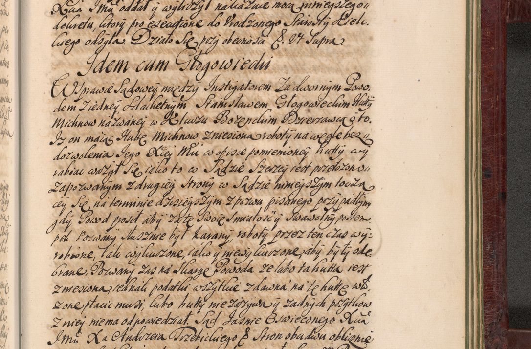 Zdjęcie nr 1434 dla obiektu archiwalnego: Acta actorum episcopalium R. D. Andreae Trzebicki, episcopi Cracoviensis et ducis Severiae a die 29 Maii 1676 ad 1678 inclusive. Volumen VII