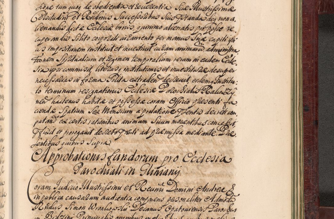 Zdjęcie nr 1430 dla obiektu archiwalnego: Acta actorum episcopalium R. D. Andreae Trzebicki, episcopi Cracoviensis et ducis Severiae a die 29 Maii 1676 ad 1678 inclusive. Volumen VII