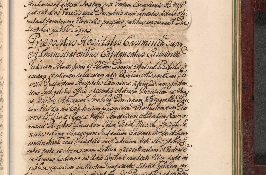 Zdjęcie nr 1428 dla obiektu archiwalnego: Acta actorum episcopalium R. D. Andreae Trzebicki, episcopi Cracoviensis et ducis Severiae a die 29 Maii 1676 ad 1678 inclusive. Volumen VII
