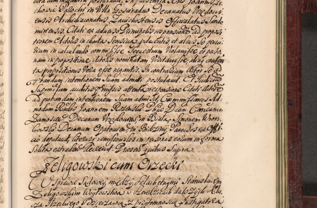 Zdjęcie nr 1426 dla obiektu archiwalnego: Acta actorum episcopalium R. D. Andreae Trzebicki, episcopi Cracoviensis et ducis Severiae a die 29 Maii 1676 ad 1678 inclusive. Volumen VII